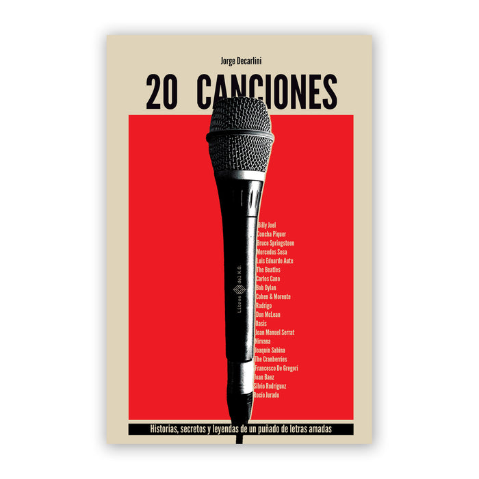 Libro - "20 canciones" de Jorge Decarlini