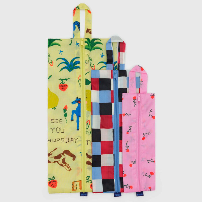 Bolsitas con cremallera Baggu - Painted Prairie