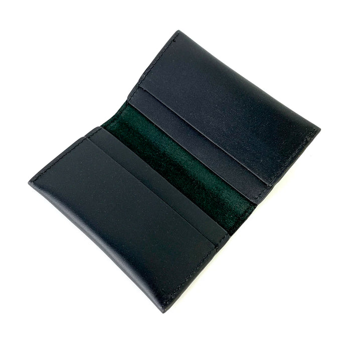 Tarjetero con goma de Daniel Chong - Negro