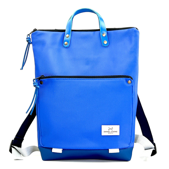 Mochila Book Holder Zafiro con bolsillo extra Daniel Chong - Azul