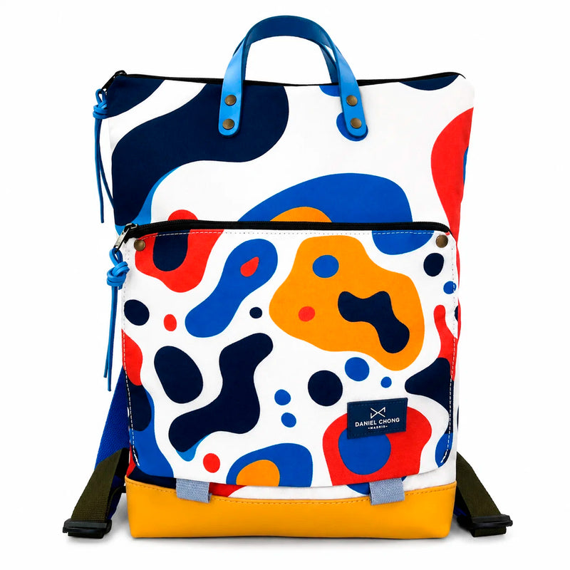 Mochila Book Holder Impermeable con bolsillo extra Daniel Chong - Graphic Edition Abstracto