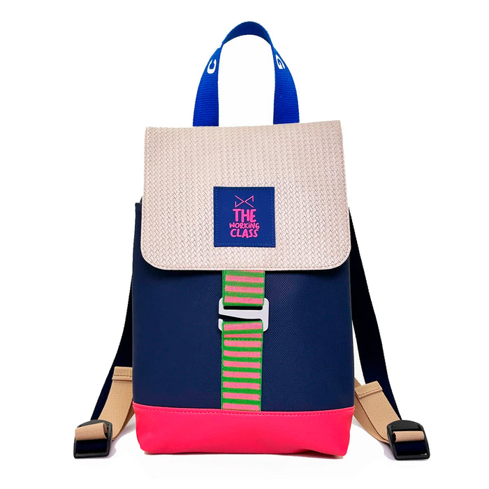 Mochila The Hook Mini Impermeable con bolsillo extra Daniel Chong - Solapa Beige