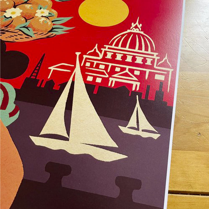 Print de El Marqués A3 - "El Puerto Negroni"