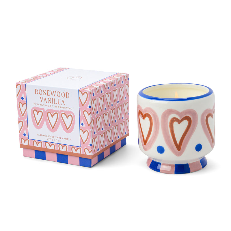 Vela en cuenco cerámico Paddywax - Vainilla y Palo de Rosa 💕
