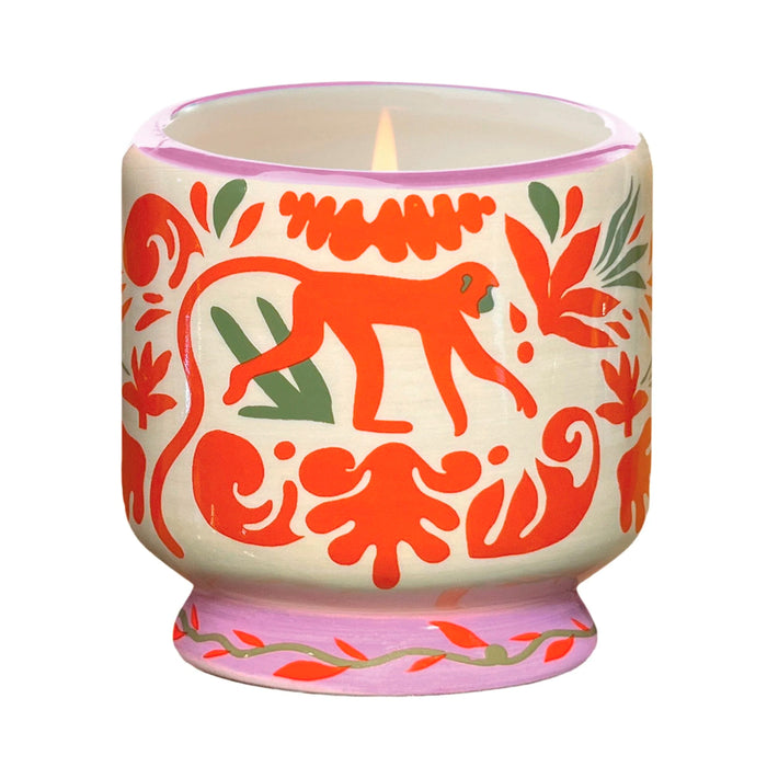 Vela en cuenco cerámico Paddywax - Coco y Ámbar 🐒