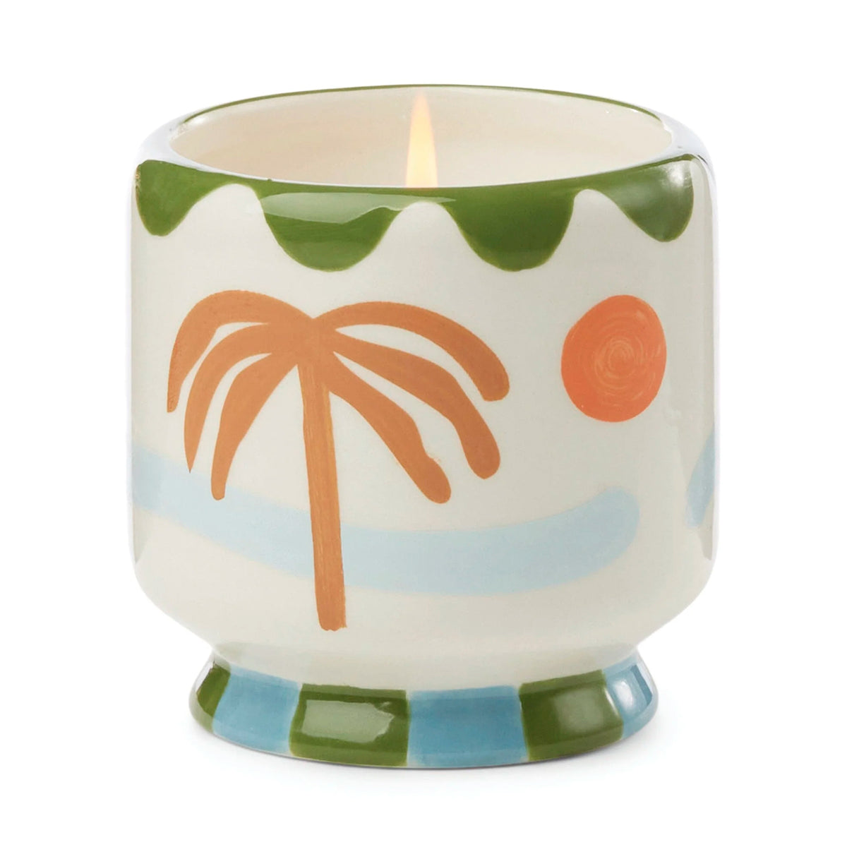 Vela en cuenco cerámico Paddywax - Lush Palm 🌴