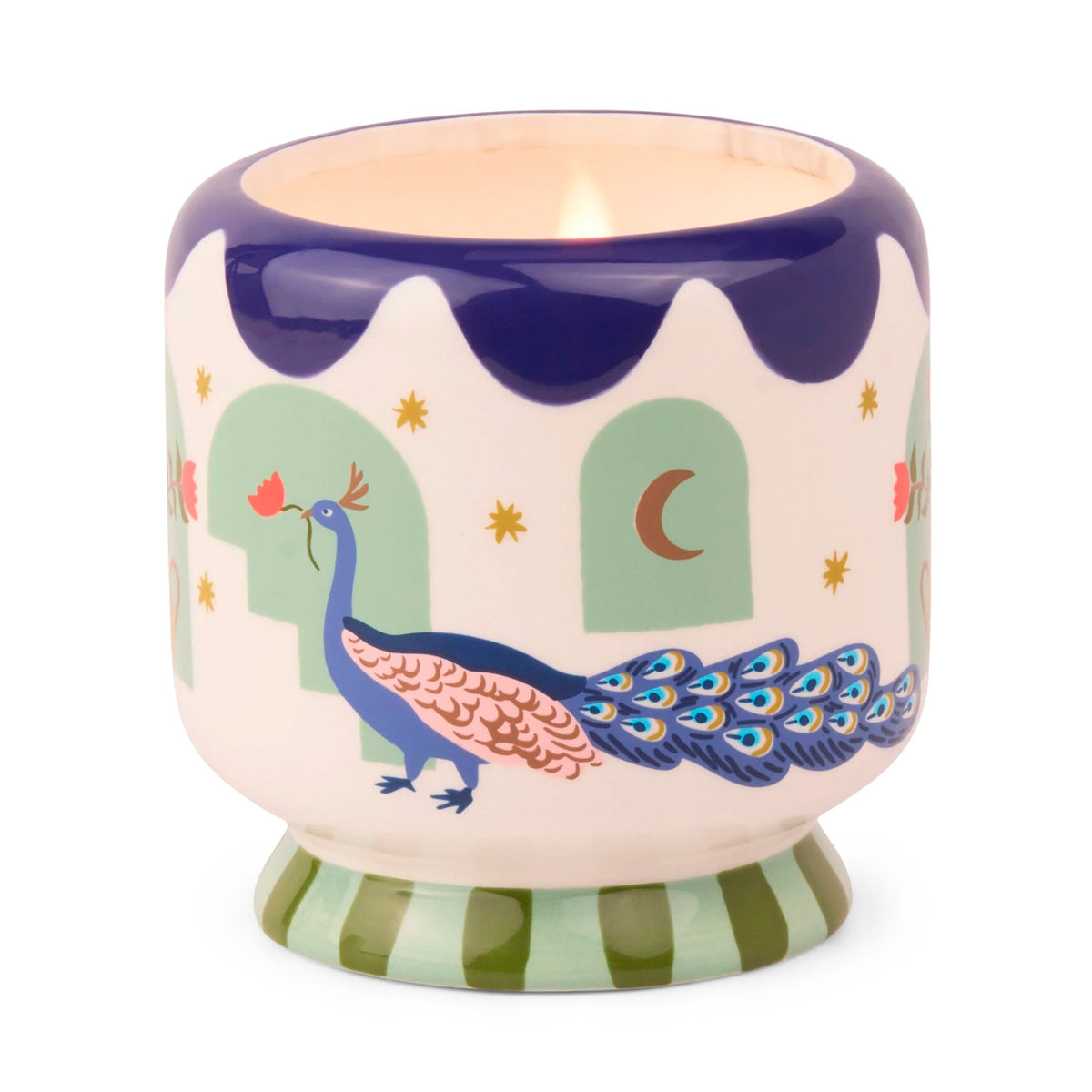 Vela en cuenco cerámico Paddywax - Misted Lime 🦚