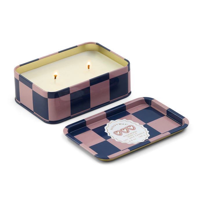 Vela en lata Paddywax - Vainilla y Palo de Rosa 💕