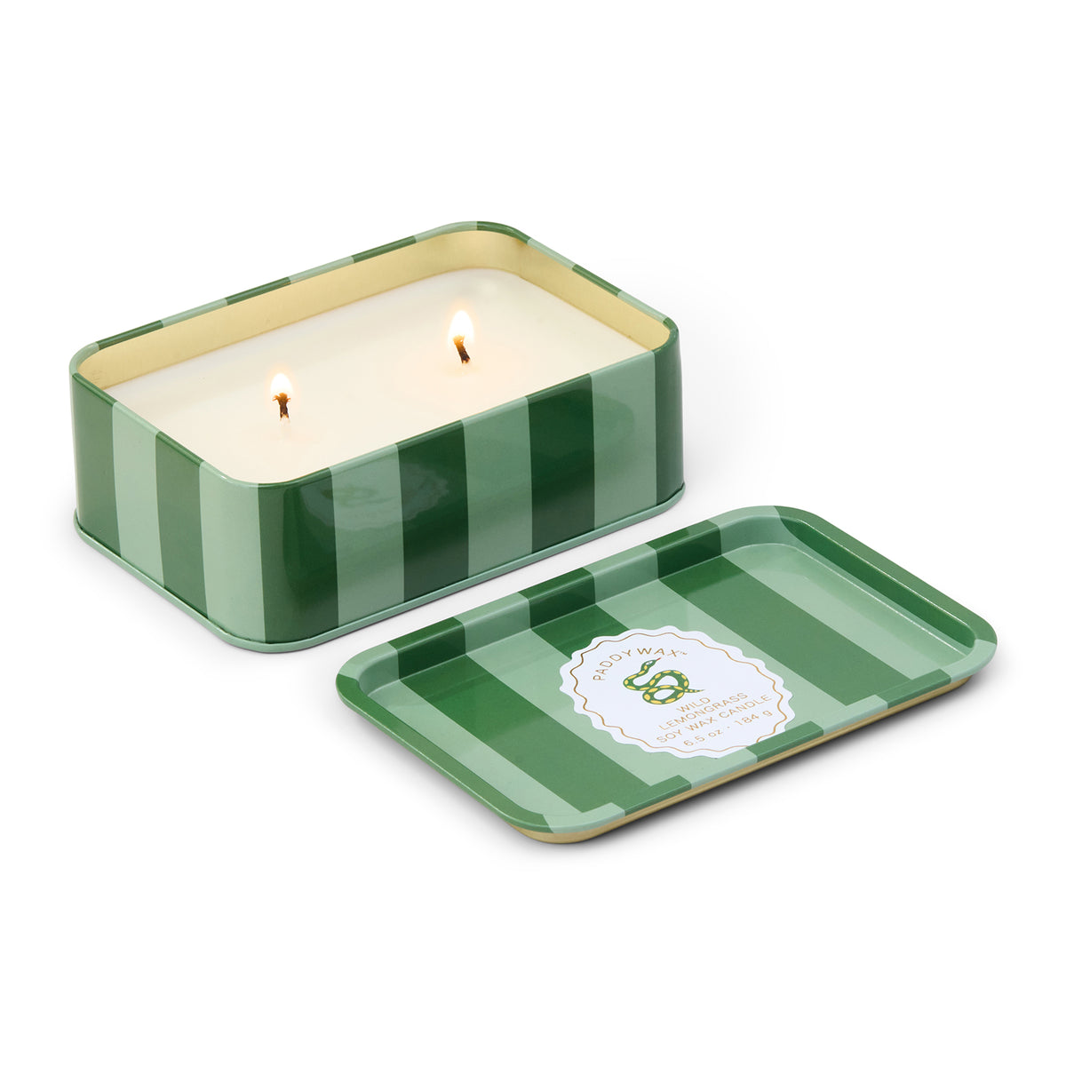 Vela en lata Paddywax - Hierba limón silvestre 🐍