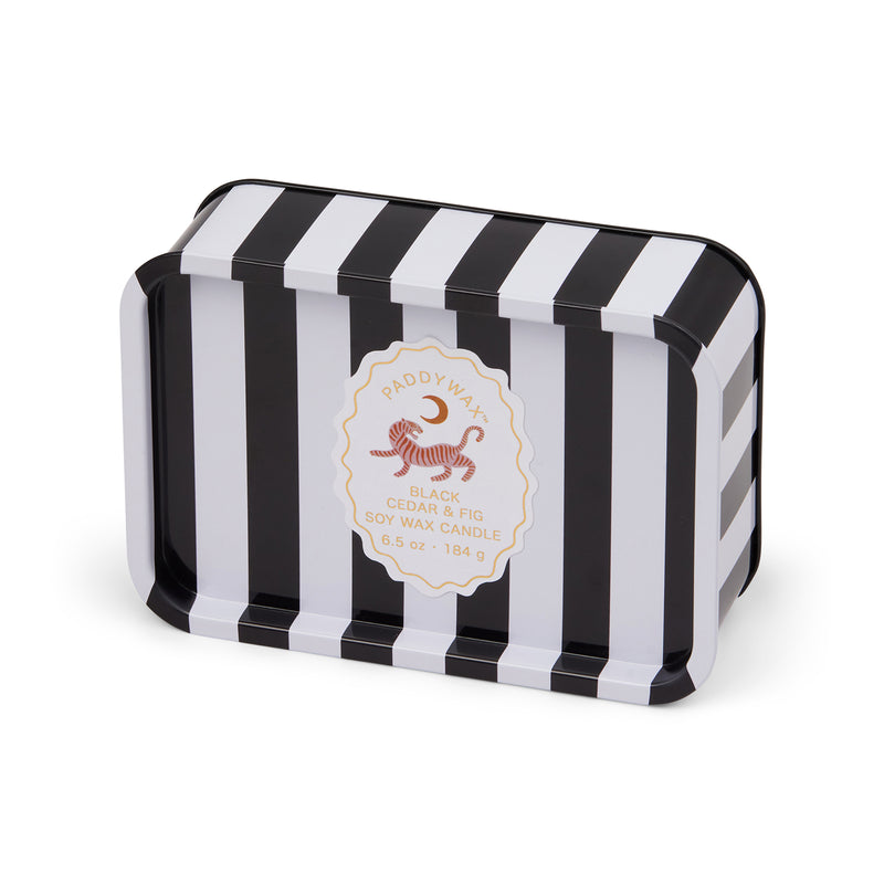 Vela en lata Paddywax - Cedro negro e Higo 🐯