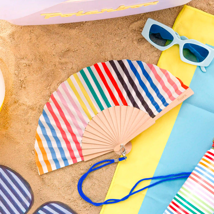 Abanico Mini Fisura - Rayas Multicolor