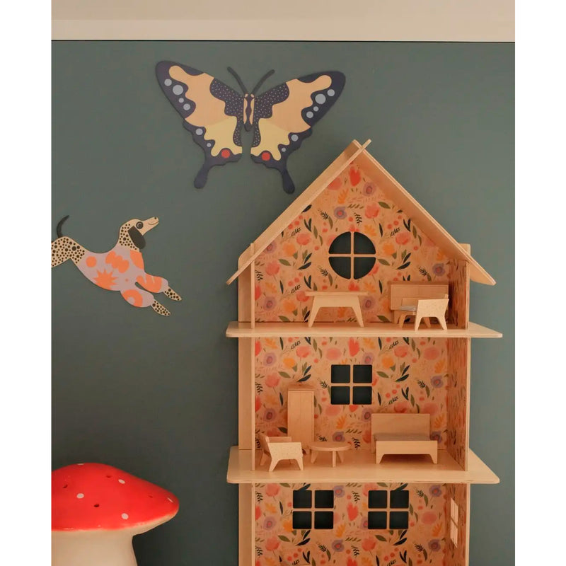 Decoración de pared - Mariposa cola de golondrina