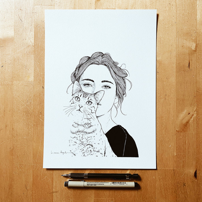 Print de Laura Agustí A5 - "Agnes"