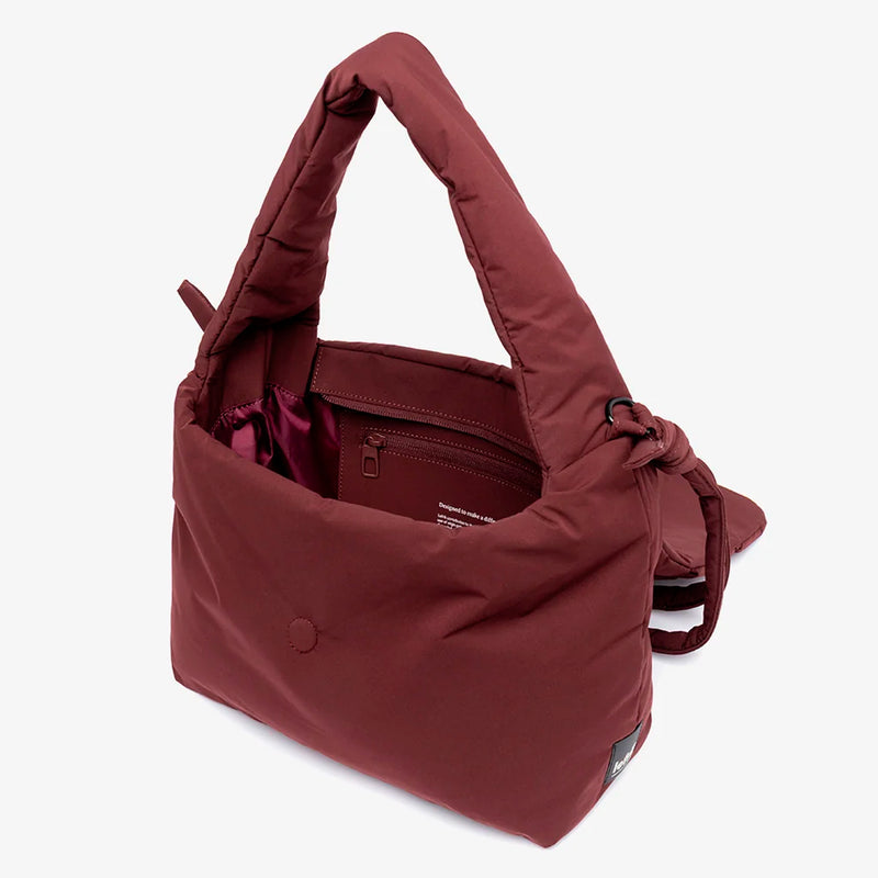 Bolso Lefrik - Ani Braided Burgundy