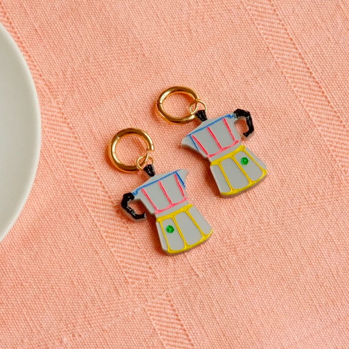 Pendientes - Aros Moka ☕