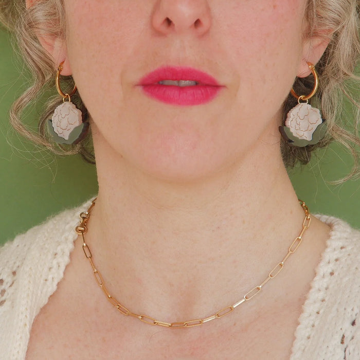 Pendientes - Aros Floricol