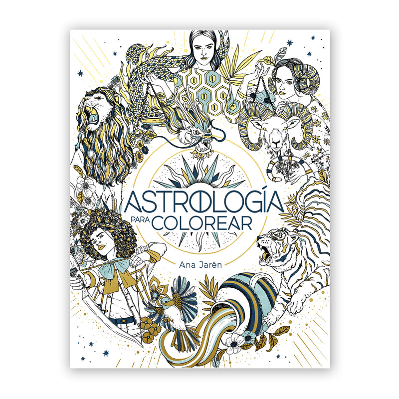 Libro - "Astrología para colorear" de Ana Jarén