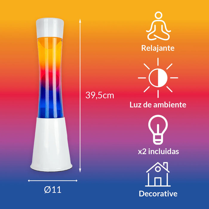 Lámpara de lava Fisura - Atardecer