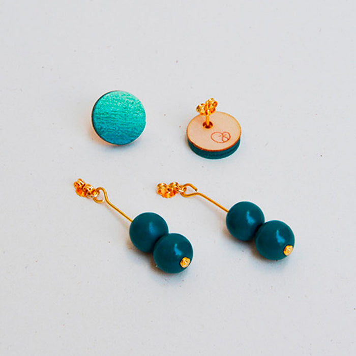 Pendientes - Earrings Emerald / Soft Green