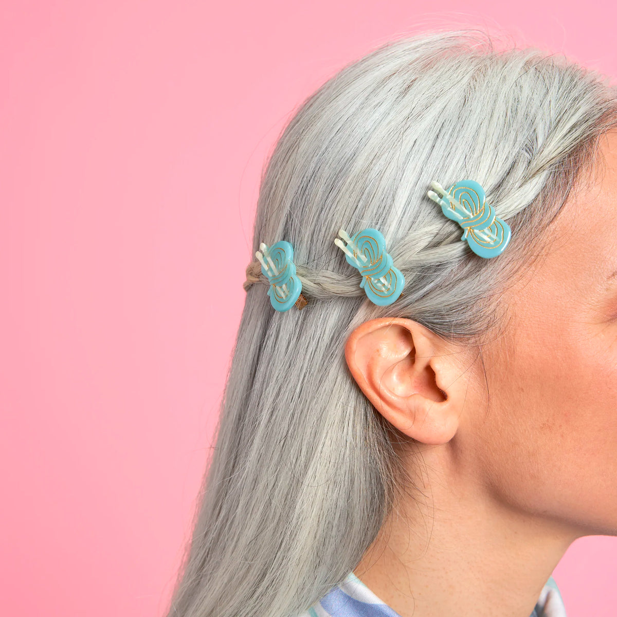 Pasador de pelo - Ovillo de lana 🧶
