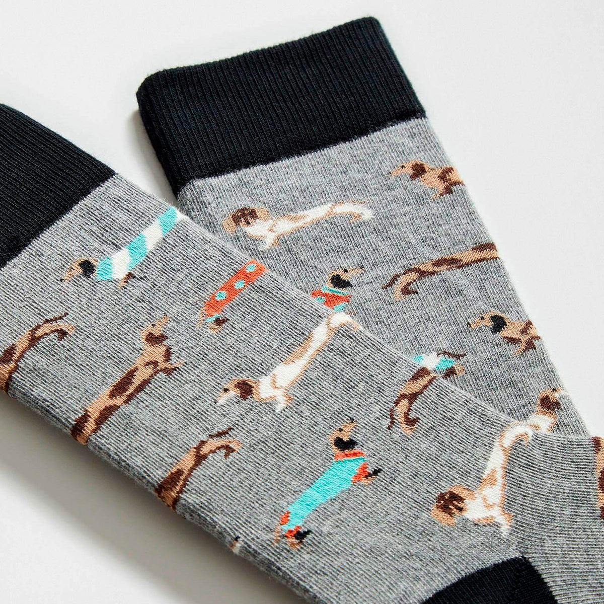 Calcetines Besocks - BePets Grey 🐶🌭