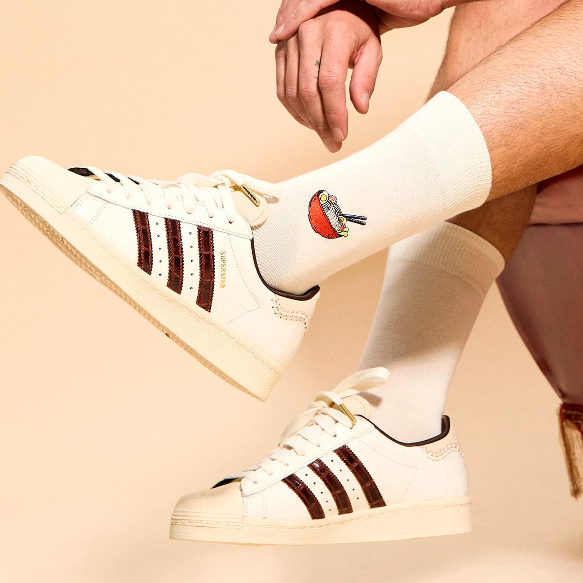 Calcetines Besocks - BeRamen Embroidered 🍜