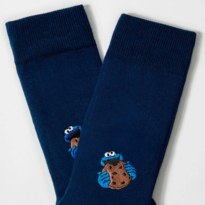Calcetines Besocks - BeSesameStreet Cookie Monster Embroidered 🍪