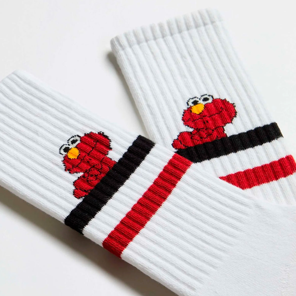 Calcetines Besocks - BeSesameStreet Elmo White