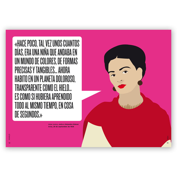 Libro - "Biográfico: Kahlo" de Sophie Collins