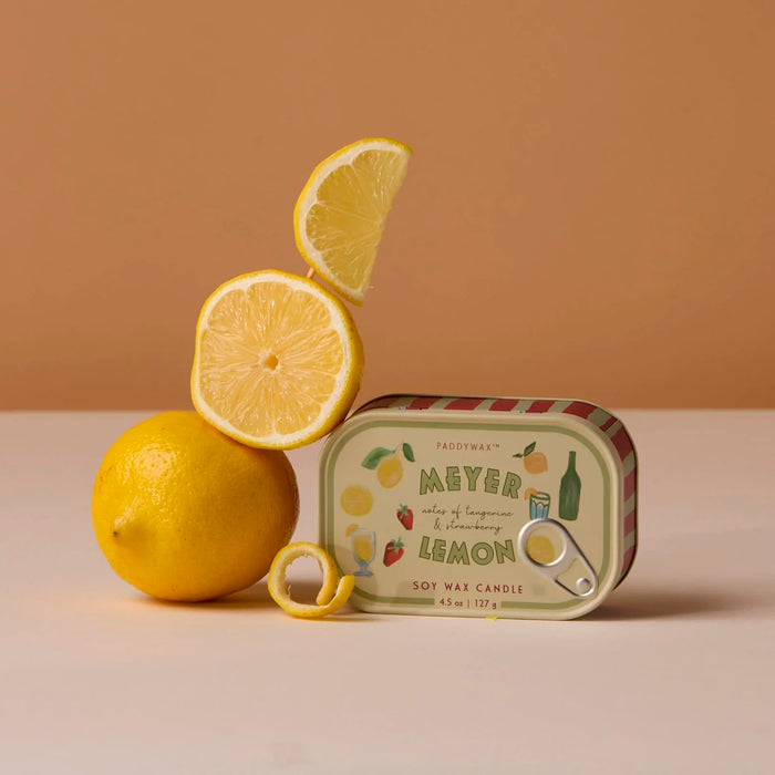 Vela en lata Paddywax - Limón Meyer 🍋