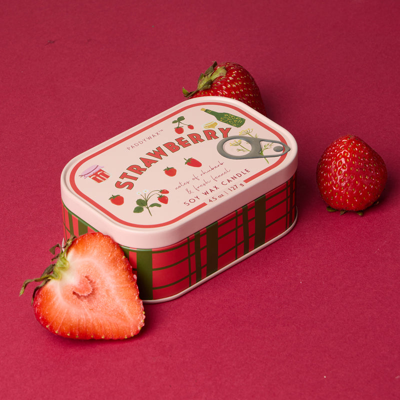 Vela en lata Paddywax - Fresa 🍓