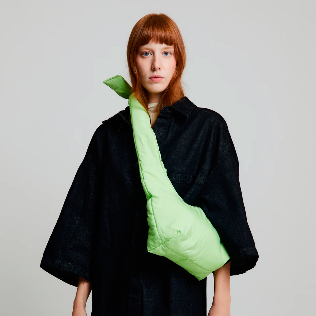 Bolso Lefrik - Biwa Mini Puffy Lime