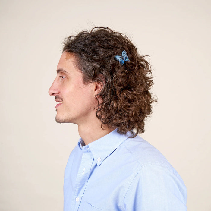 Pasador de pelo - Mariposa azul
