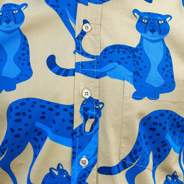 Camisa - Blue Leopard 🐆