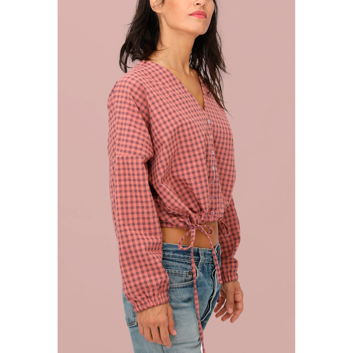 Blusa Casa Peseta - Molina Vichy Malva