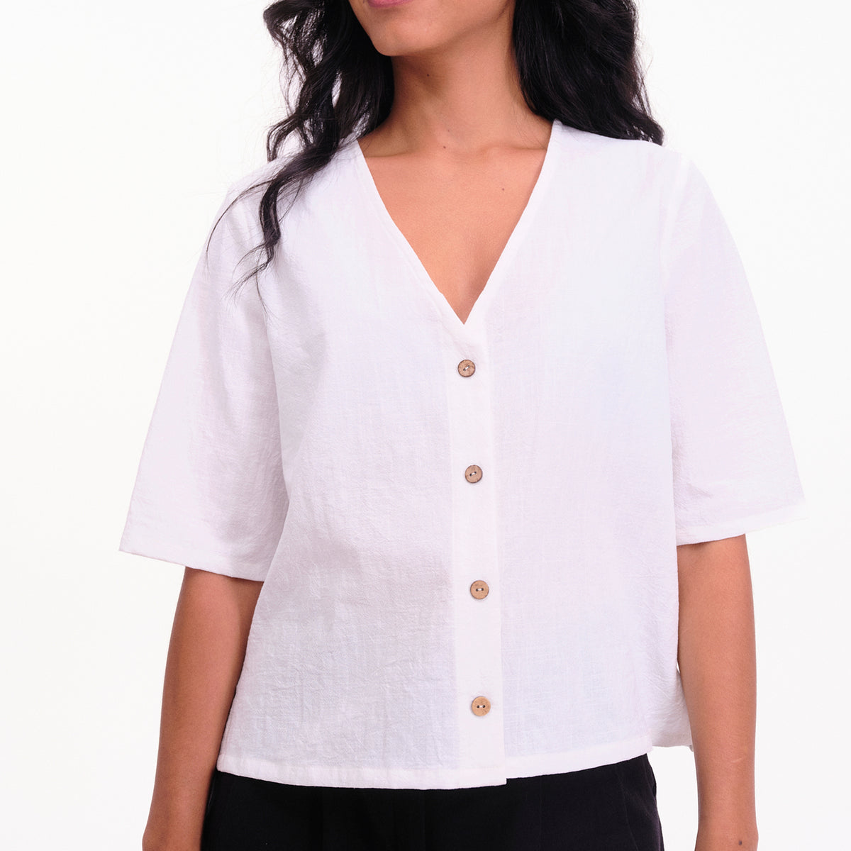 Blusa Béhulah - Treves Blanco