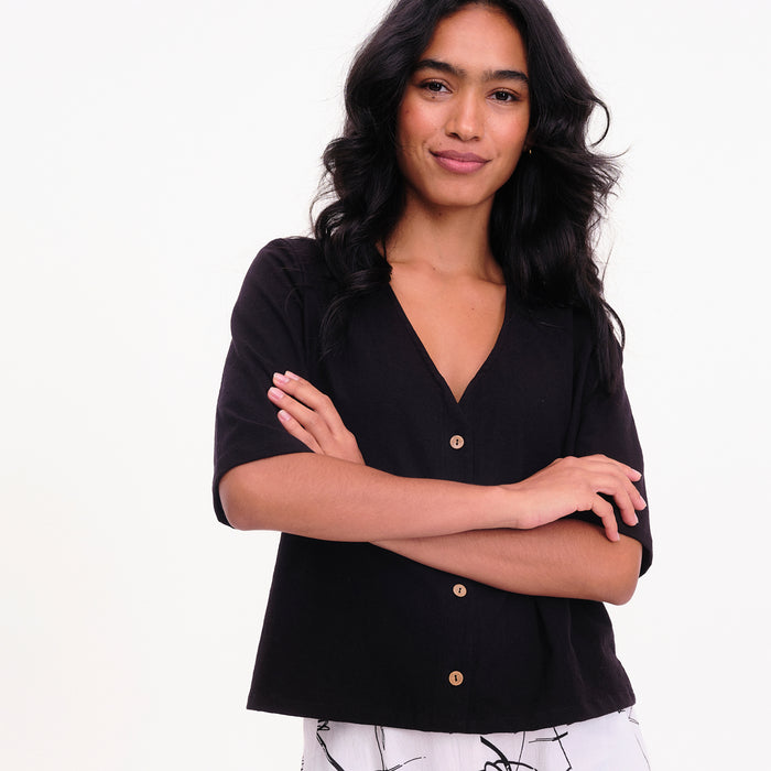 Blusa Béhulah - Treves Negro