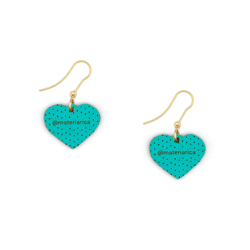 Pendientes Materia Rica - Blush heart