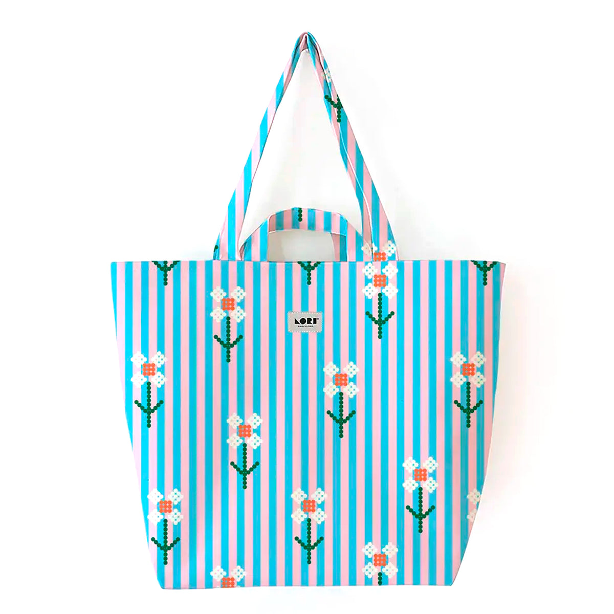 Bolso de Asas Lori Barcelona - Stripe & Bloom A