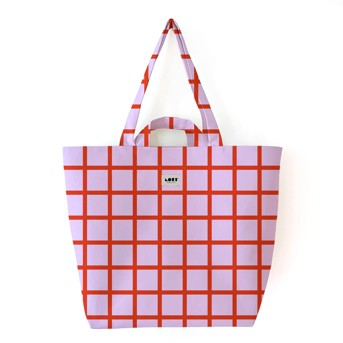 Bolso de Asas Lori Barcelona - Windowpane Lila