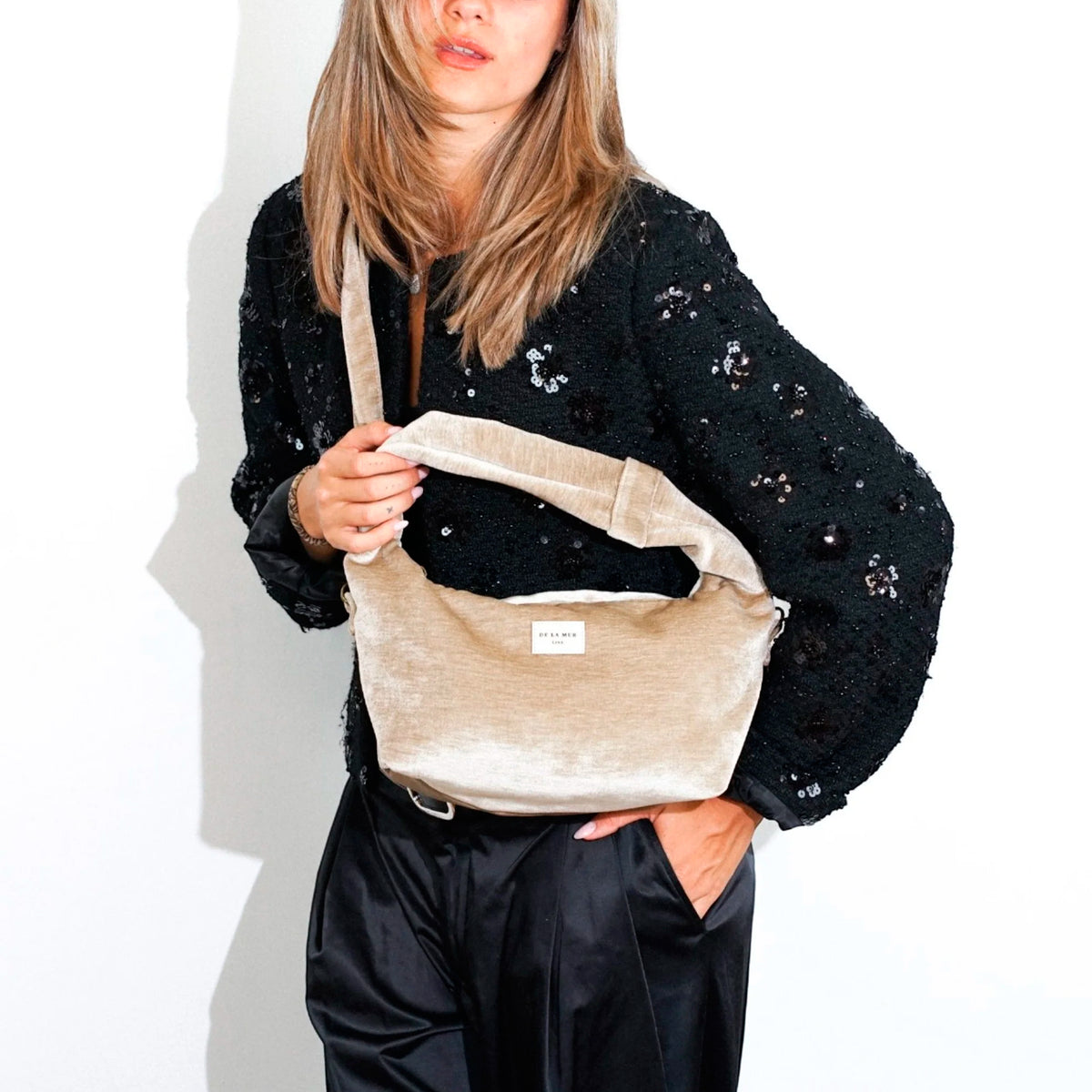 Bolso De La Mur - Fiesta Mediano Golden