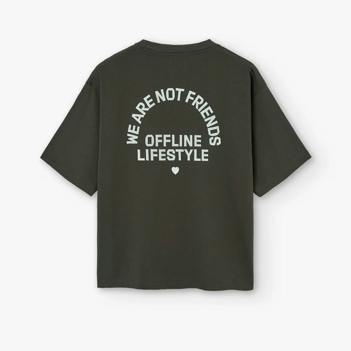 Camiseta We Are Not Friends - Boxy Offline Love