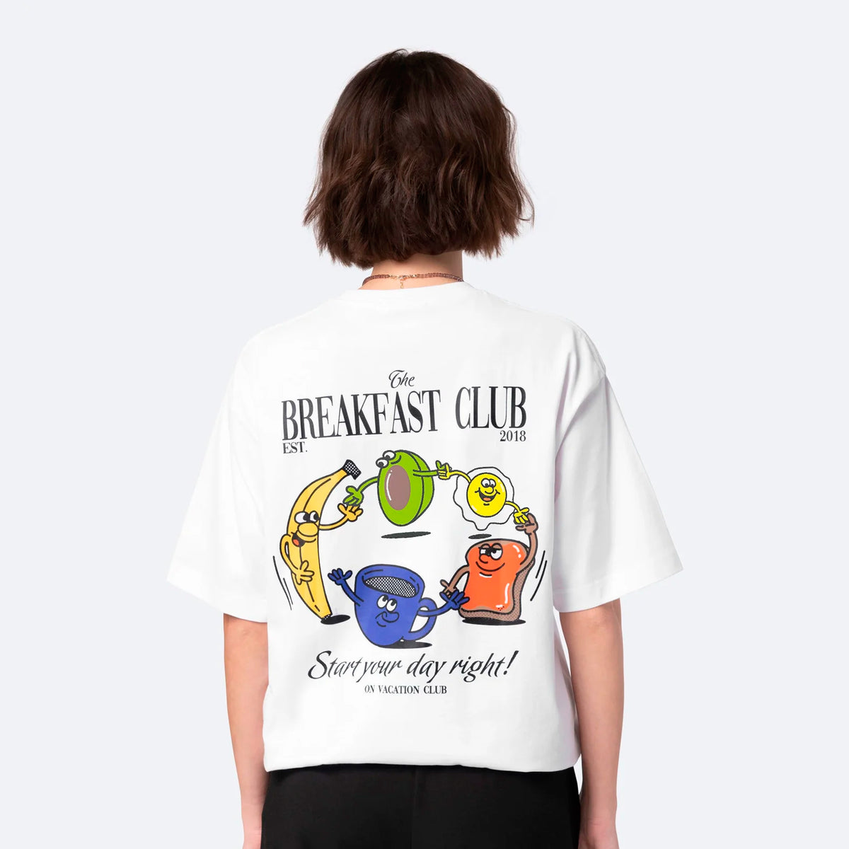 Camiseta On Vacation Club - Breakfast Club