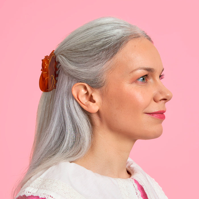 Pinza para el pelo - Gato Marrón 🐱