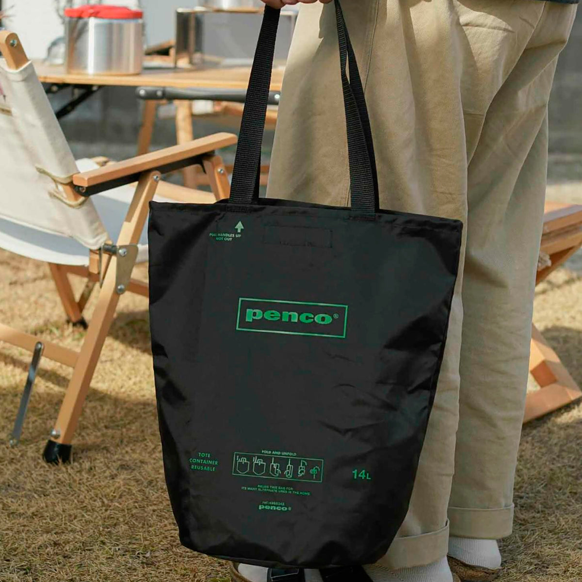Bolsa Penco - Bucket Tote Black