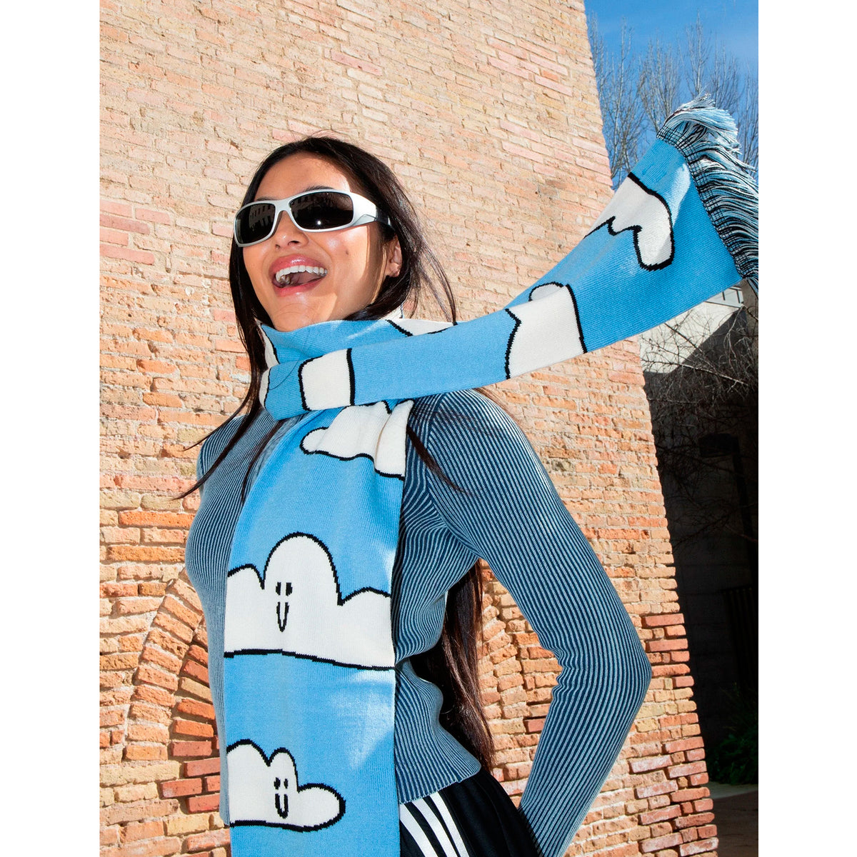 Bufanda Eat my socks - Cloud
