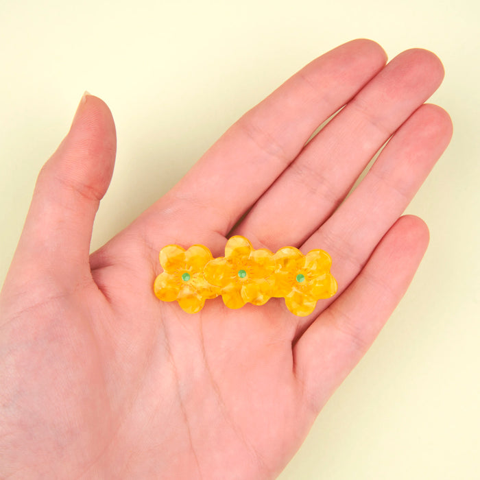 Pasador de pelo - Flor de mantequilla