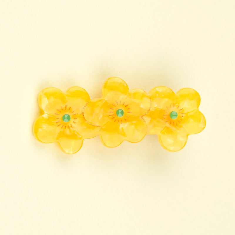 Pasador de pelo - Flor de mantequilla