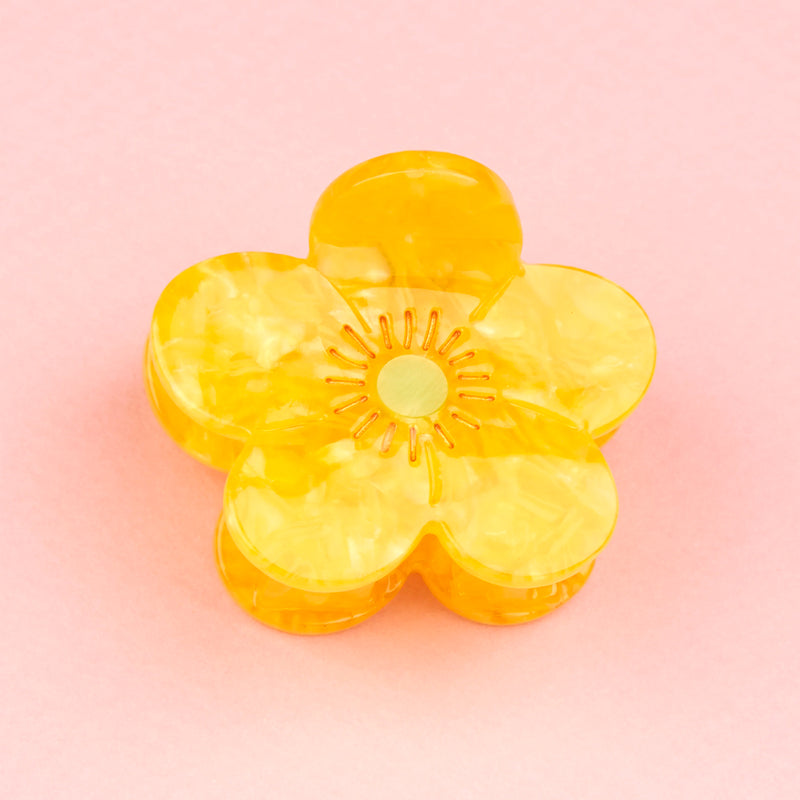 Minipinza para el pelo - Flor de mantequilla