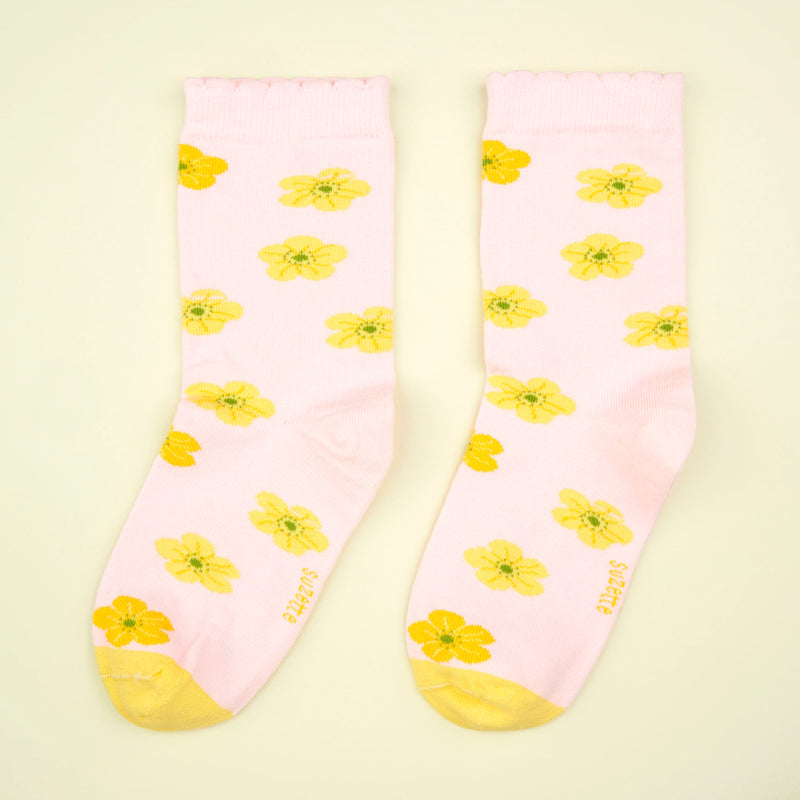 Calcetines - Flor de mantequilla
